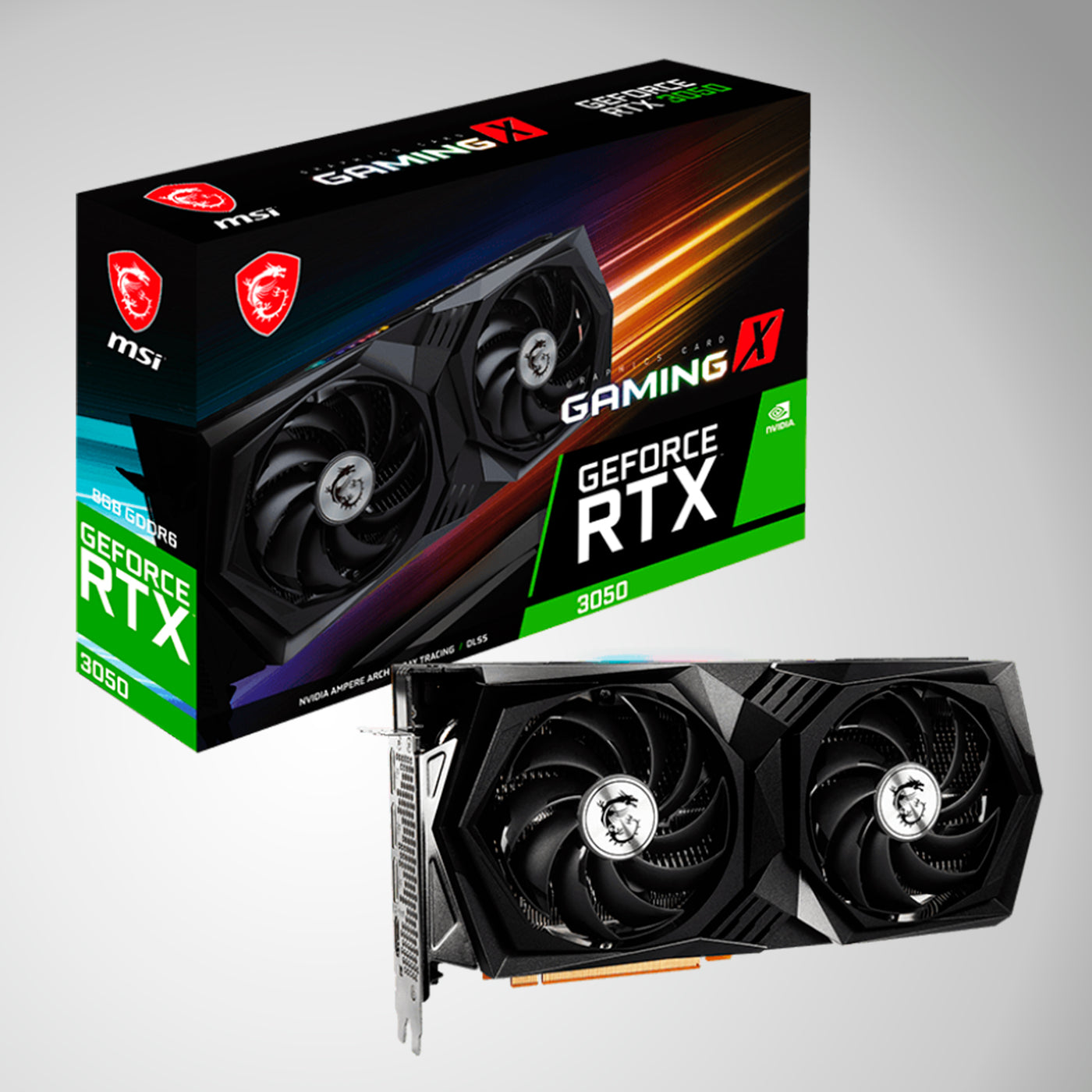 Tarjeta de video MSI GeForce RTX 3050 Gaming X 6GB GDDR6