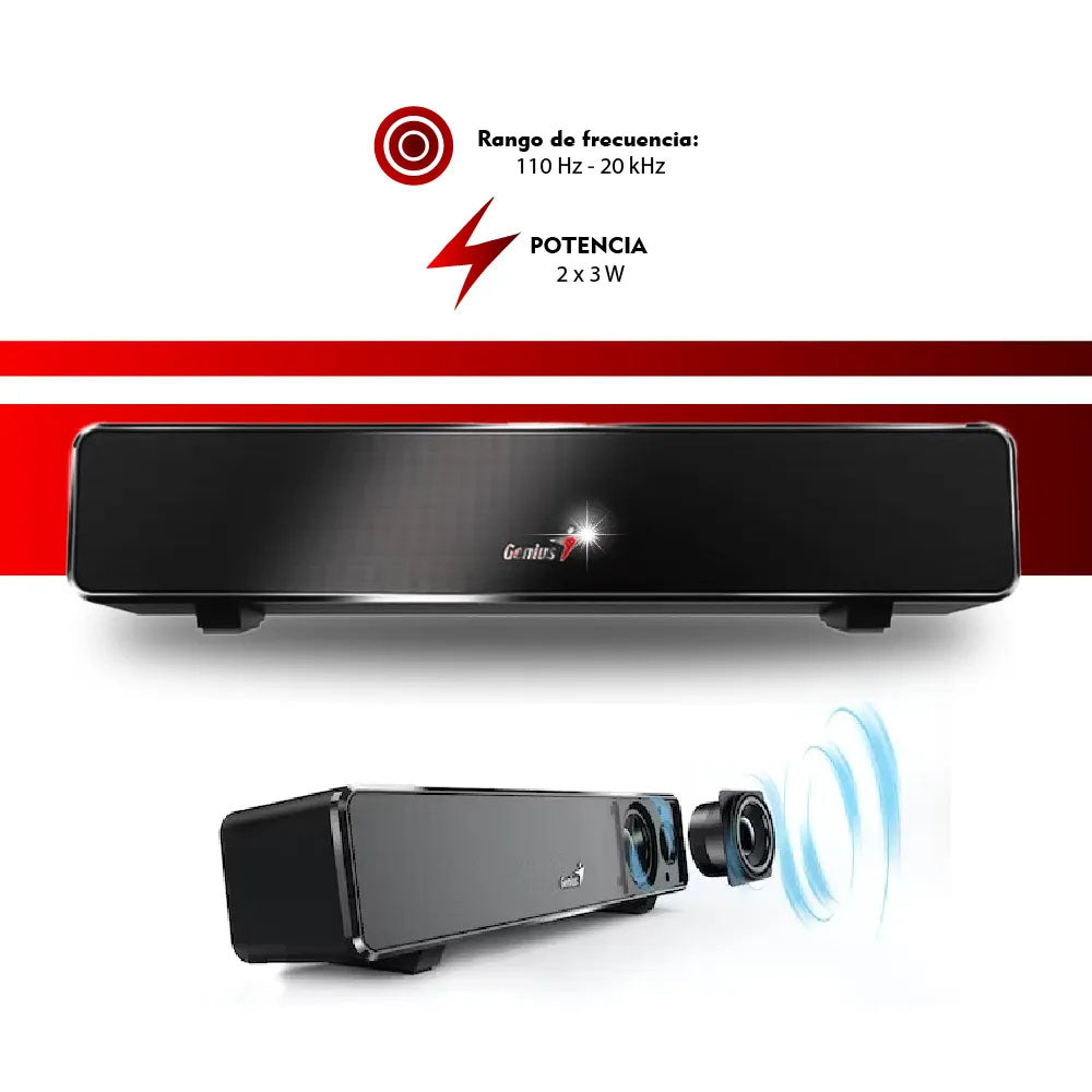 Parlante Genius Soundbar 100 Mini USB