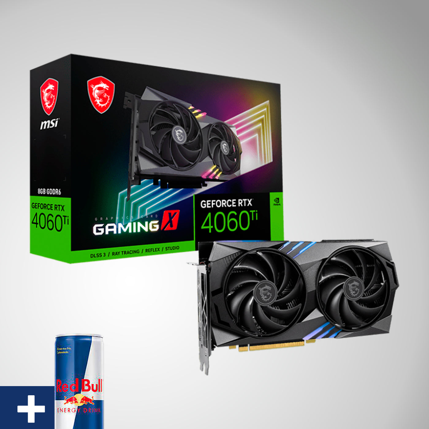 Tarjeta de video MSI GeForce RTX 4060 Ti GAMING X 8G, 8GB GDDR6, PCIe 4.0 x16 (Utiliza x8)