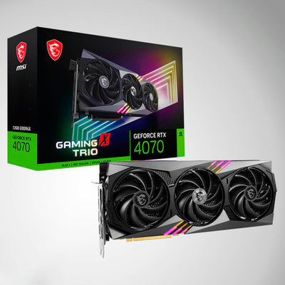 Tarjeta de video MSI Nvidia GeForce RTX 4070 GAMING X TRIO 12GB - Achorao