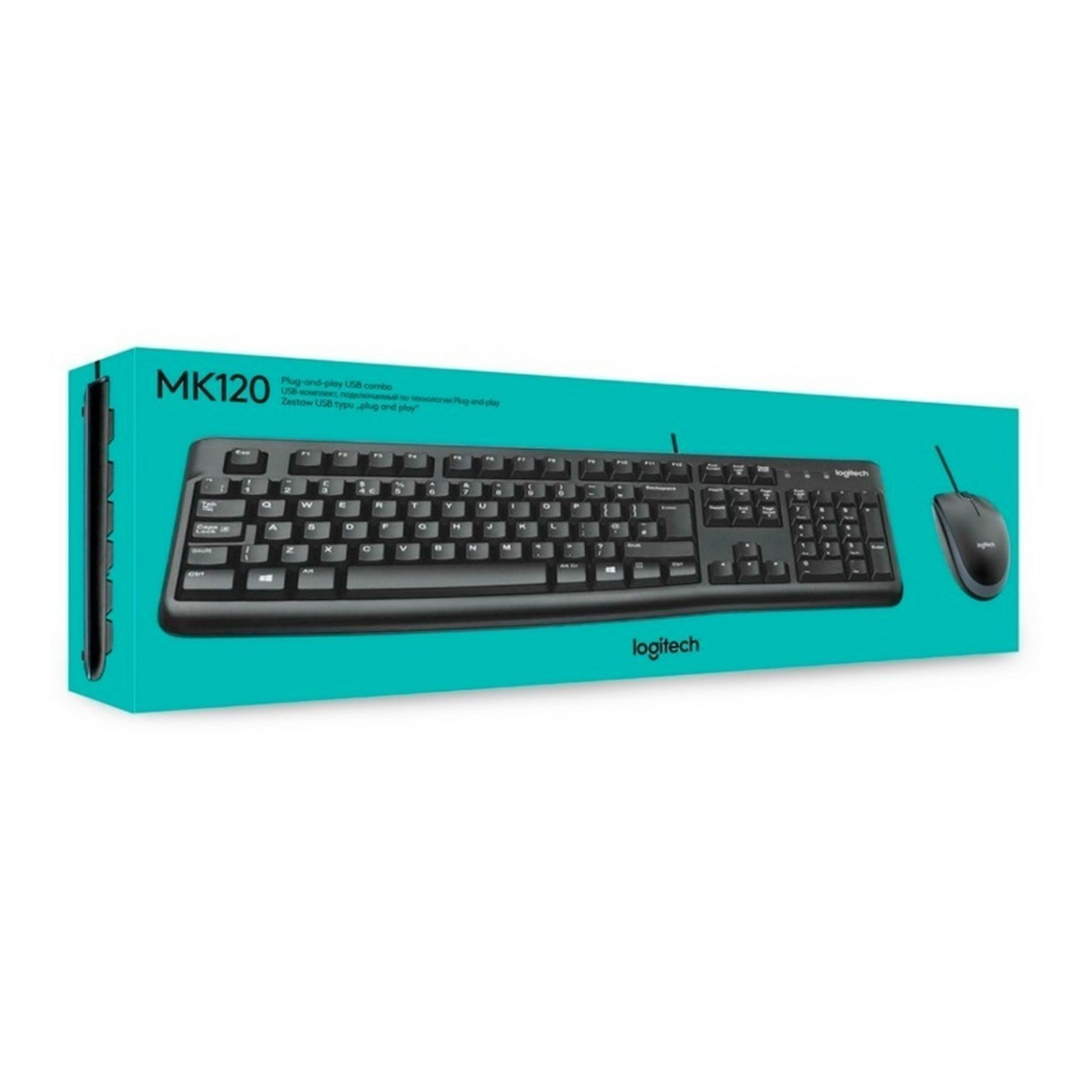 Teclado & Mouse MK120 Anti salpicaduras