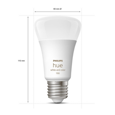 Foco Philips Hue A60  E27 Luz Calida 9.5W BT - Achorao