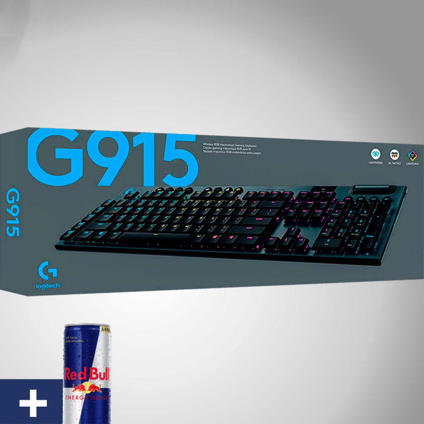 Teclado Gamer Logitech G915 Wireless 1ms Ultra Delgado