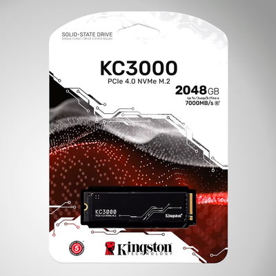 Unidad en estado solido Kingston KC3000, 1024GB/2048GB, M.2 2280 PCIe Gen 4.0 NVMe