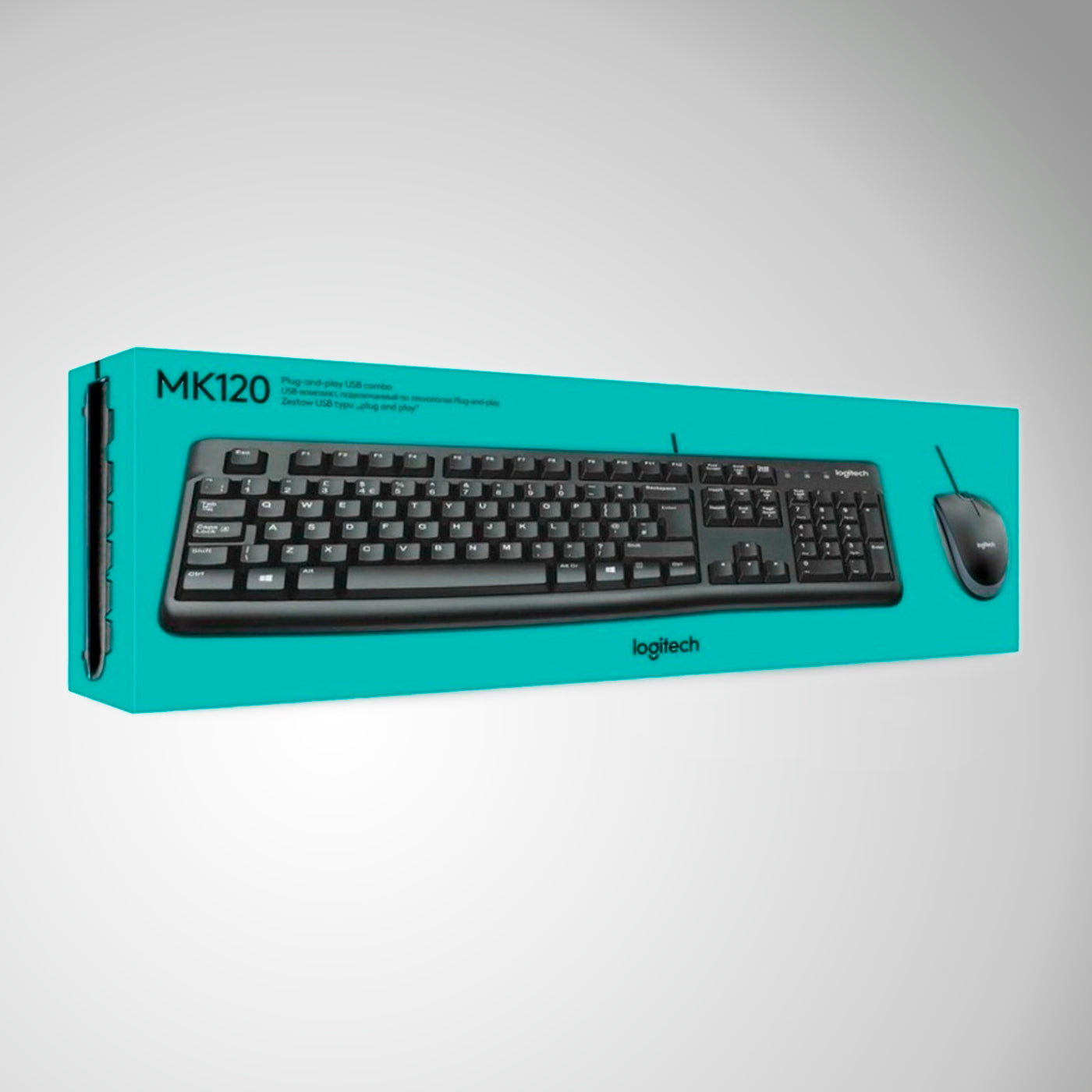 Teclado & Mouse MK120 Anti salpicaduras