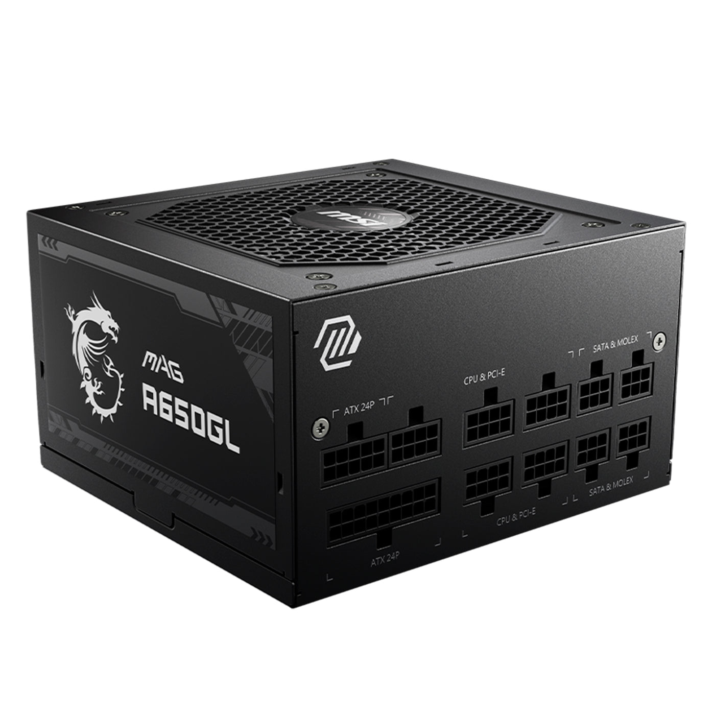 Fuente de alimentación MSI MAG A650GL, 650W, 80 PLUS Gold, Formato ATX