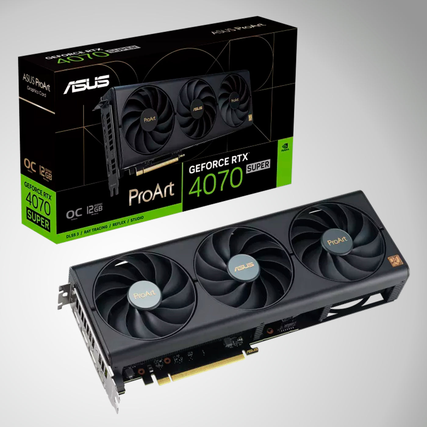 Tarjeta de video Asus PROART GeForce RTX 4070 SUPER 12GB GDDR6X OC EDITION