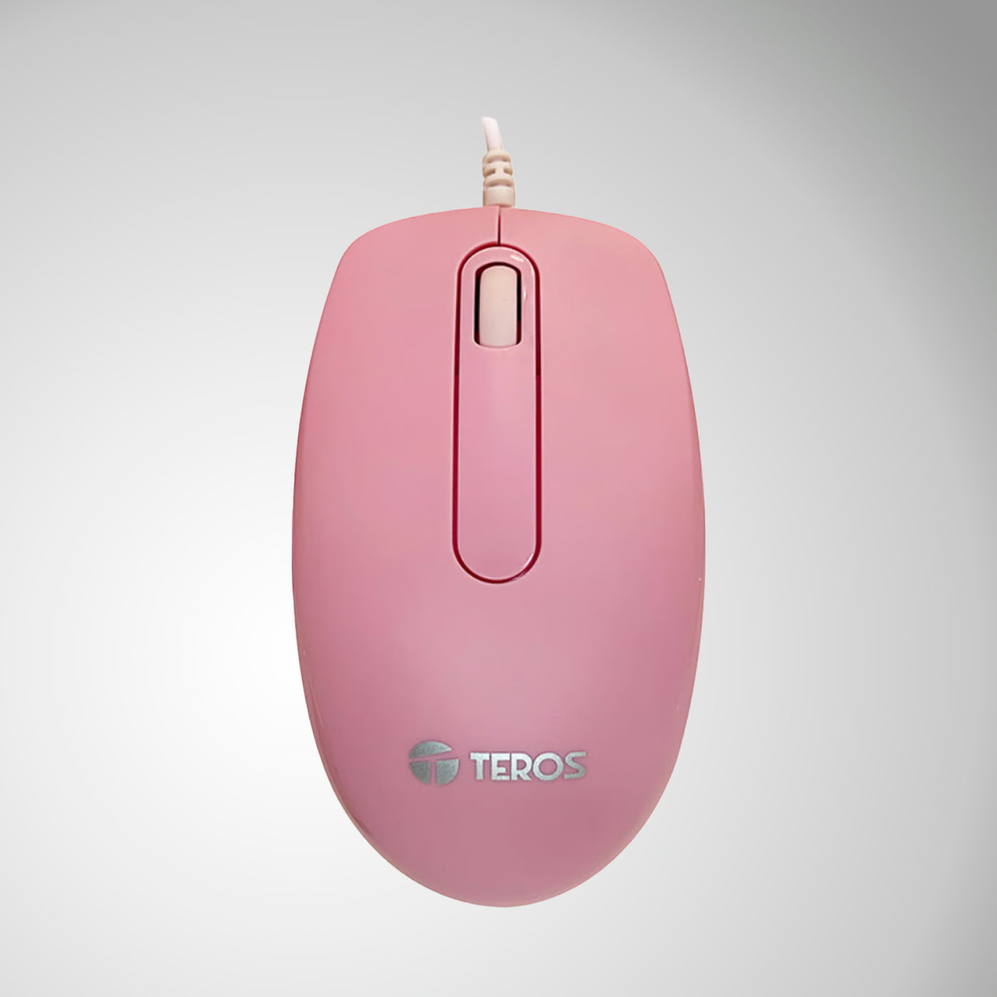 Mouse óptico TEROS TE-1221S, 1000 DPI, USB, 3 botones