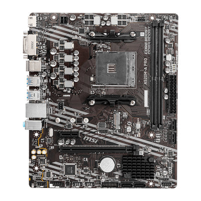 Motherboard MSI A520M-A PRO, Chipset AMD A520, Socket AMD AM4, mATX