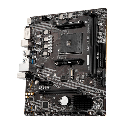 Motherboard MSI A520M-A PRO, Chipset AMD A520, Socket AMD AM4, mATX