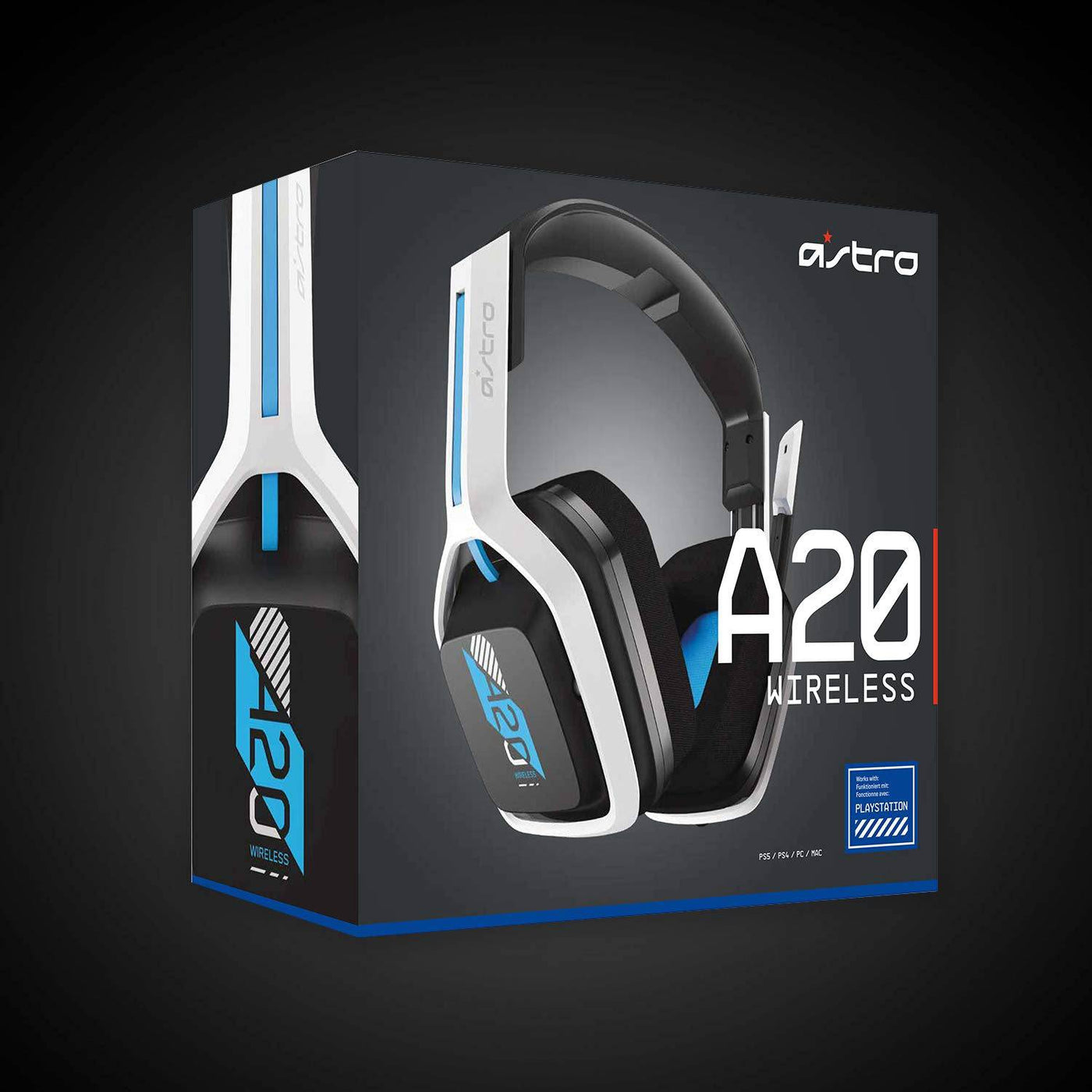 Audífonos Gamer Astro A20 Inalámbricos 15h Batería PS4 PC