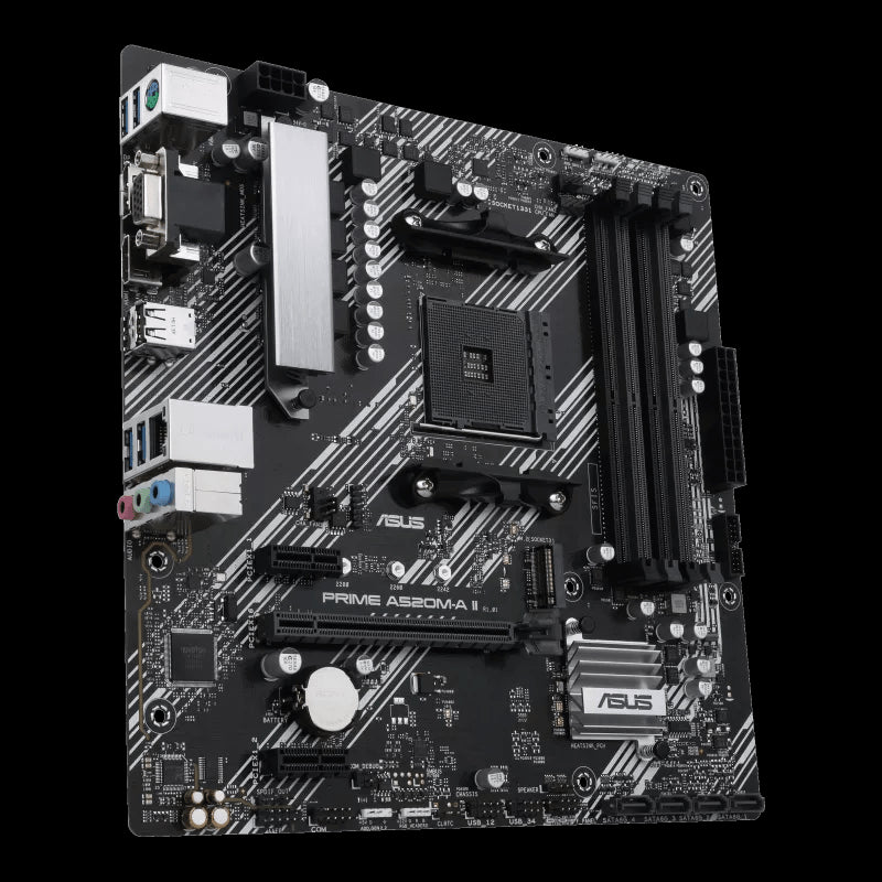 Motherboard ASUS PRIME A520M-A II/CSM, Chipset AMD A520, Socket AMD AM4, mATX