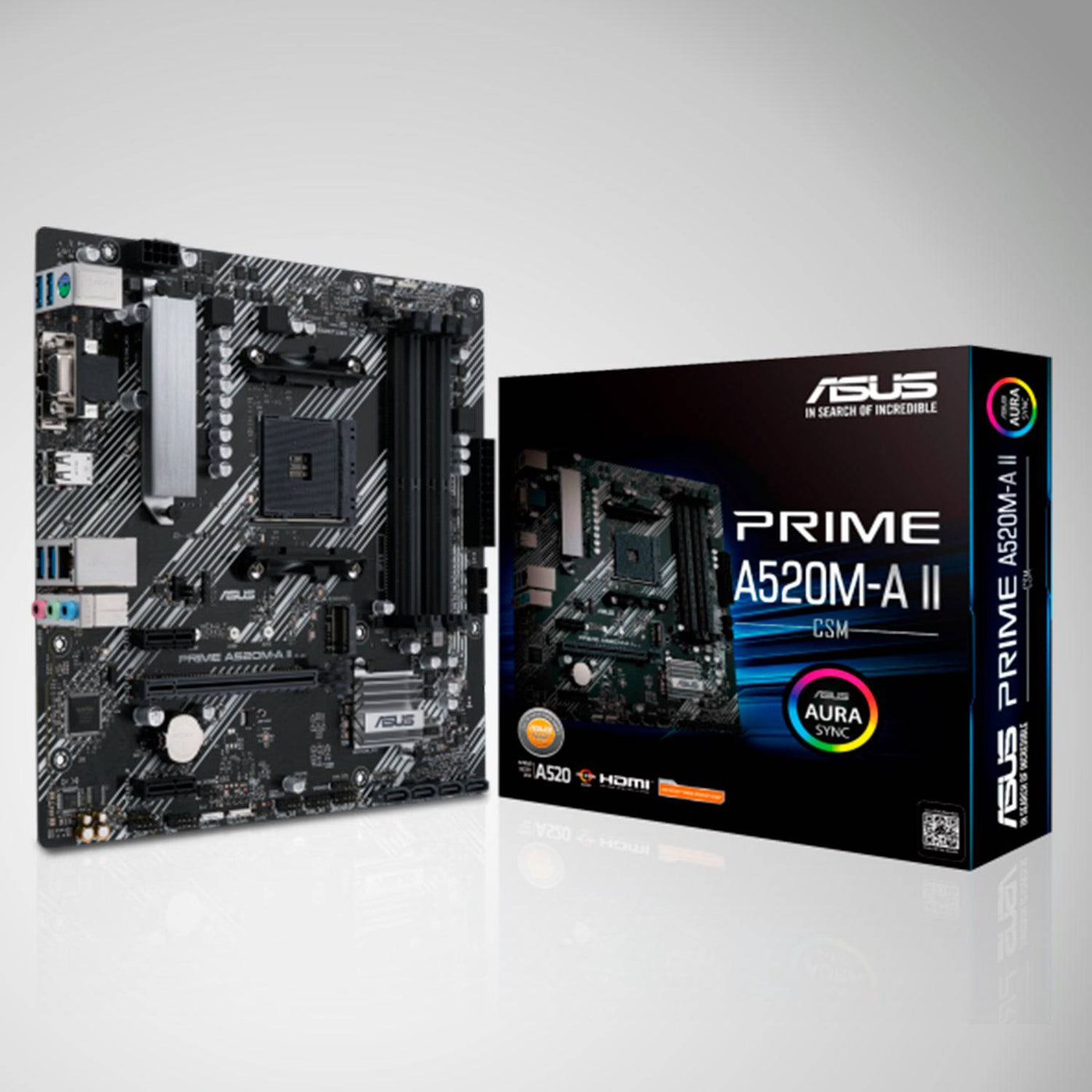 Motherboard ASUS PRIME A520M-A II/CSM, Chipset AMD A520, Socket AMD AM4, mATX