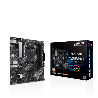 Motherboard ASUS PRIME A520M-A II/CSM, Chipset AMD A520, Socket AMD AM4, mATX