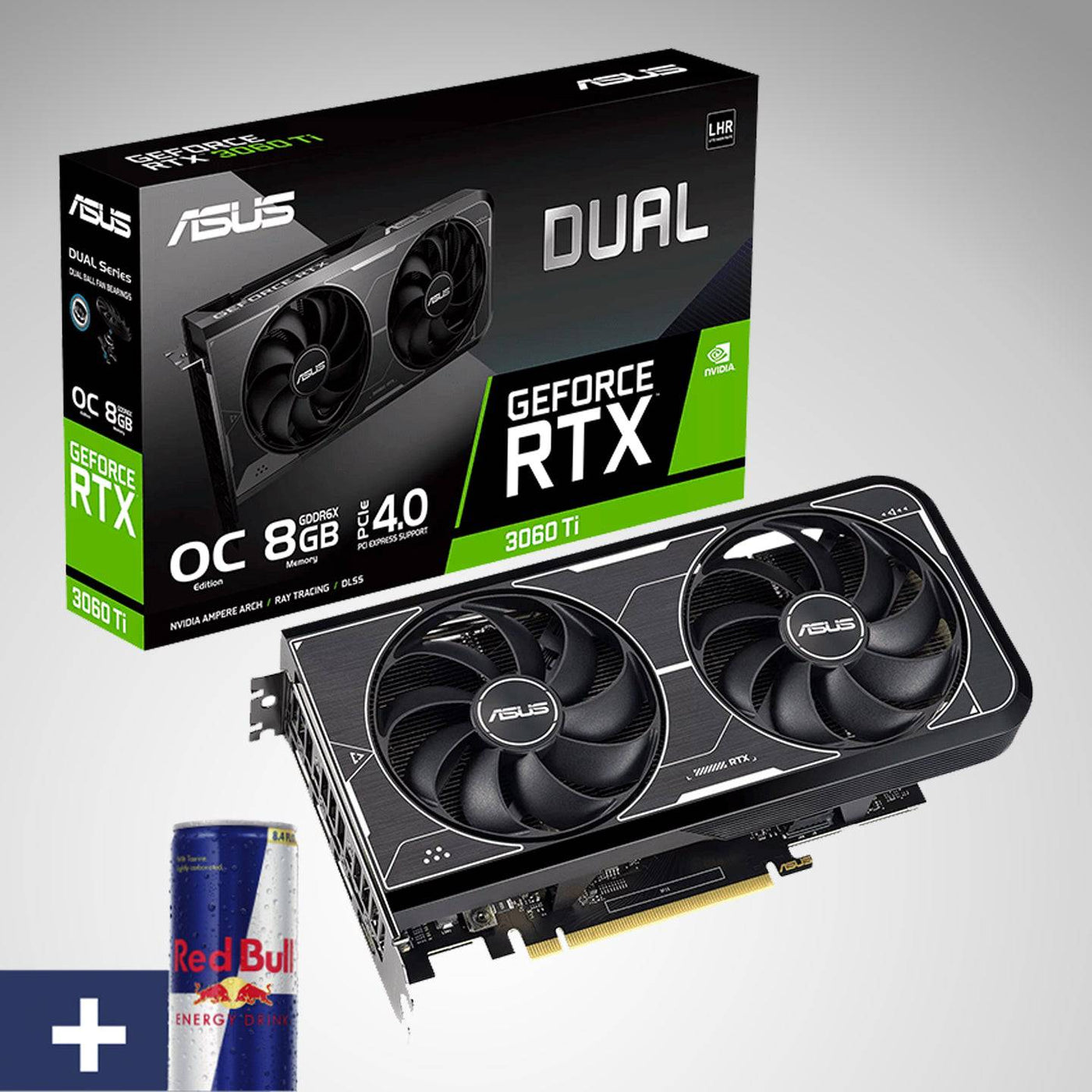 TARJETA DE VIDEO ASUS Dual GeForce RTX 3060 Ti OC Edition 8GB