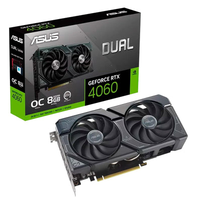 Tarjeta de video ASUS Dual GeForce RTX 4060 EVO DUAL OC Edition 8GB GDDR6, PCI Express 4.0