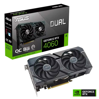 Tarjeta de video ASUS Dual GeForce RTX 4060 EVO DUAL OC Edition 8GB GDDR6, PCI Express 4.0