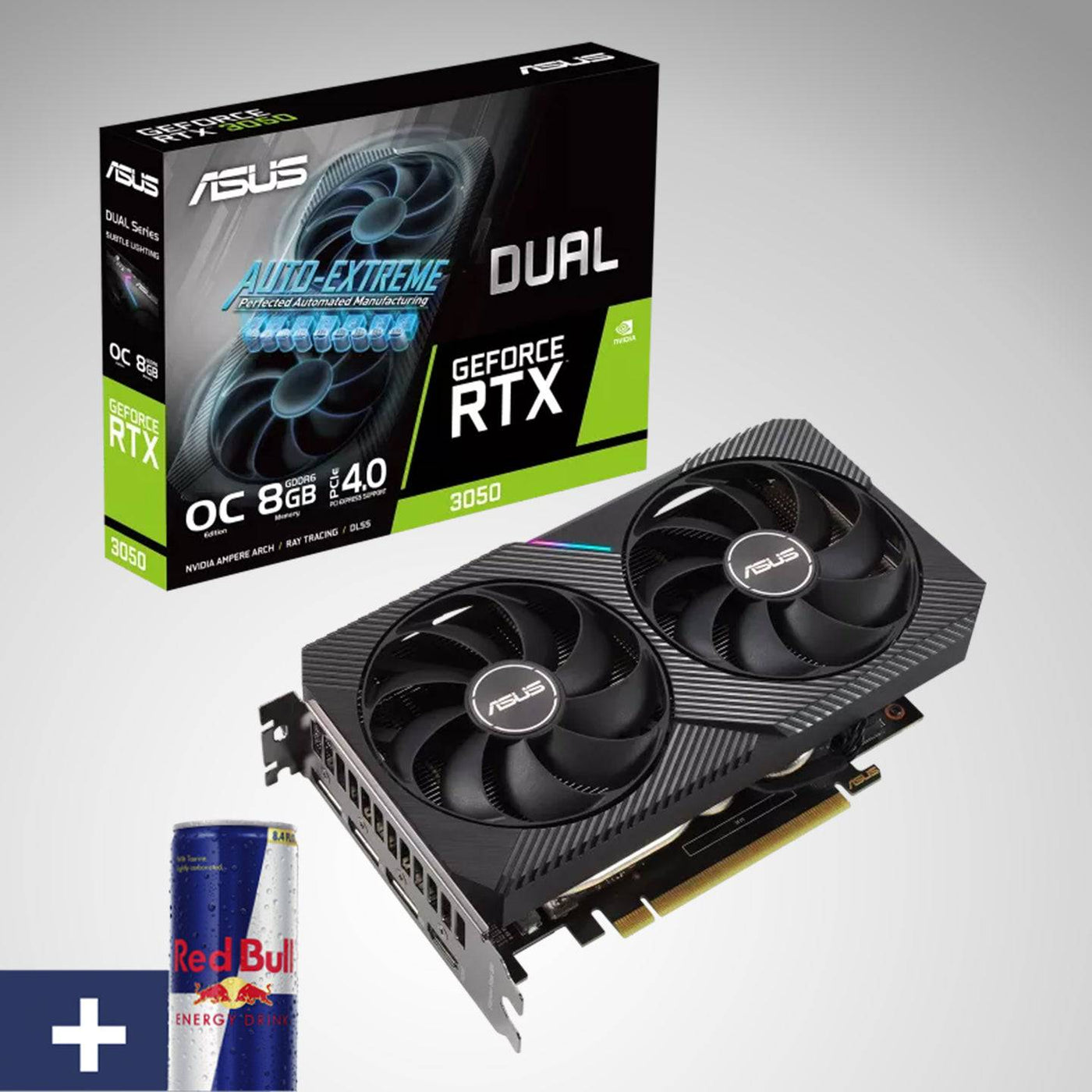 TARJETA DE VIDEO ASUS DUAL NVIDIA GEFORCE RTX 3050 OC Edition 8GB