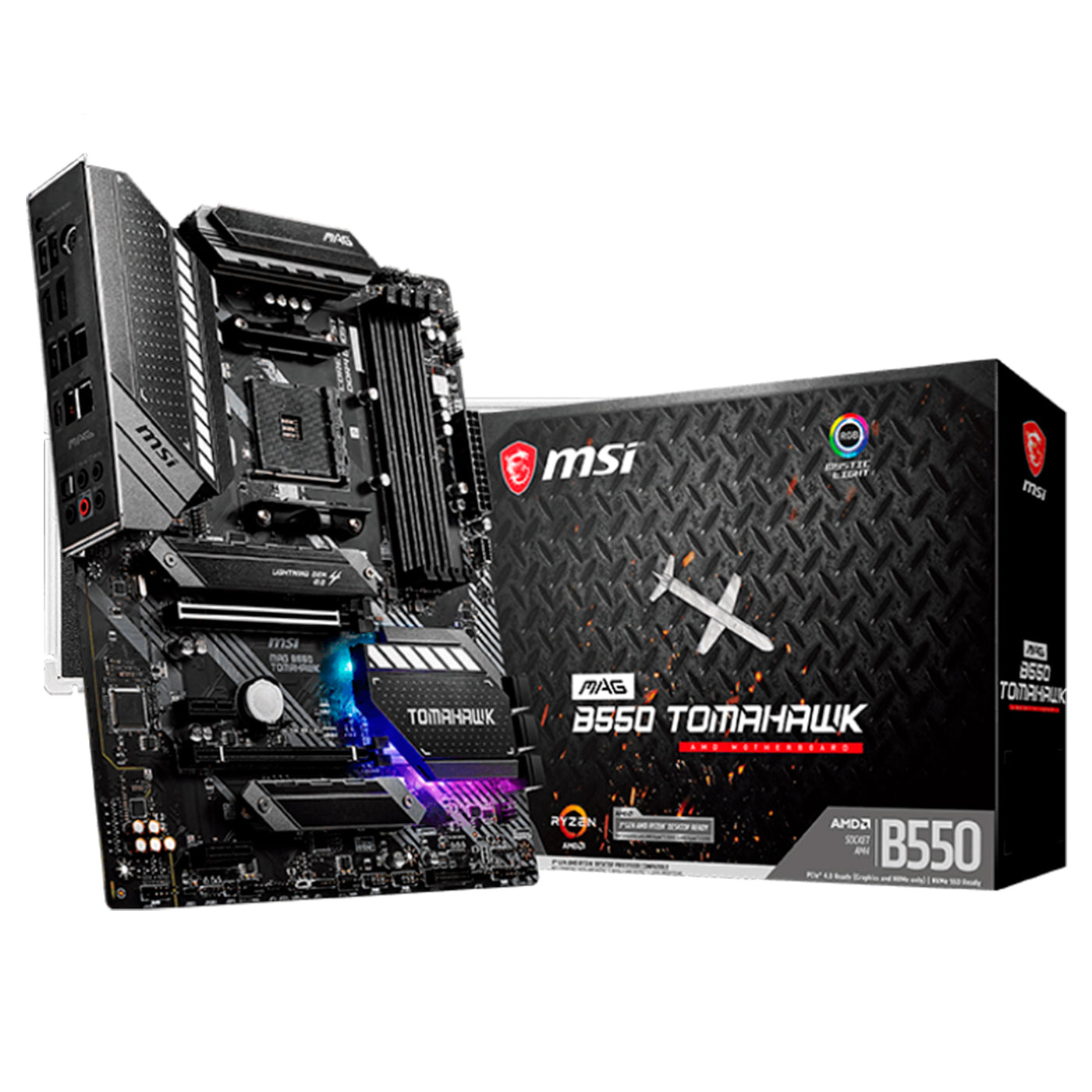 Motherboard MSI MAG B550 TOMAHAWK, AMD B550, AM4 Socket, HDMI, DP, USB 3.2 Gen 2