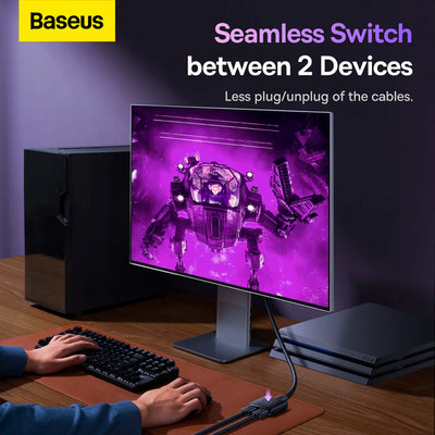 Baseus AirJoy Series 2-in-1 Bidirectional HDMI Switch