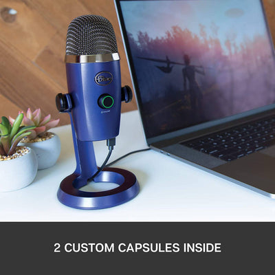 Micrófono Blue Yeti Nano Cardioide Omnidireccional USB