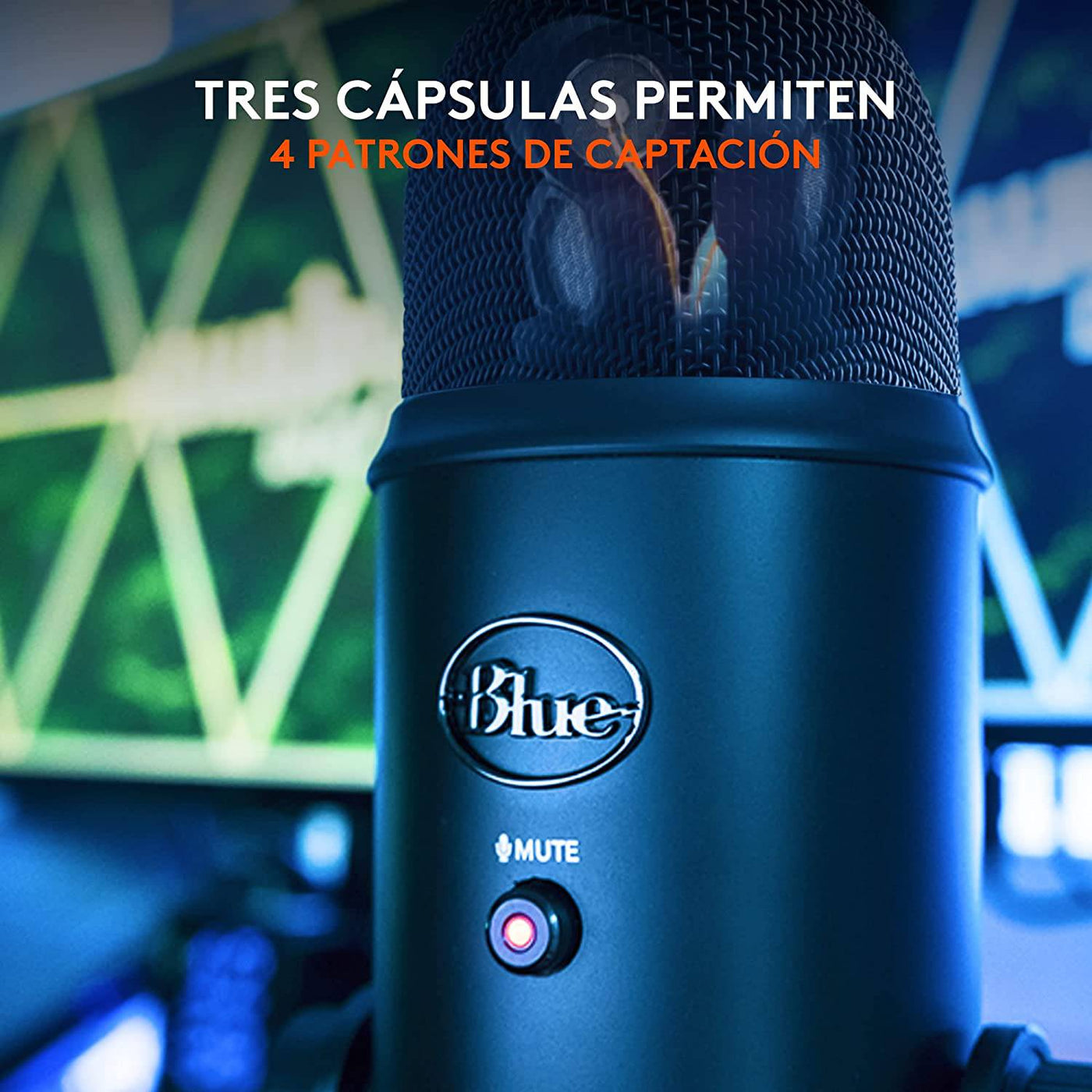 Micrófono Profesional Blue Yeti USB Plug and Play