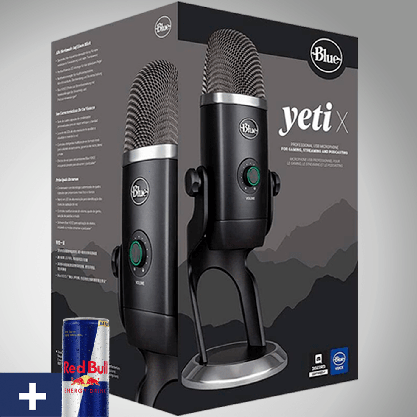 Micrófono Blue Yeti X USB Plug and Play / 4 patrones polares