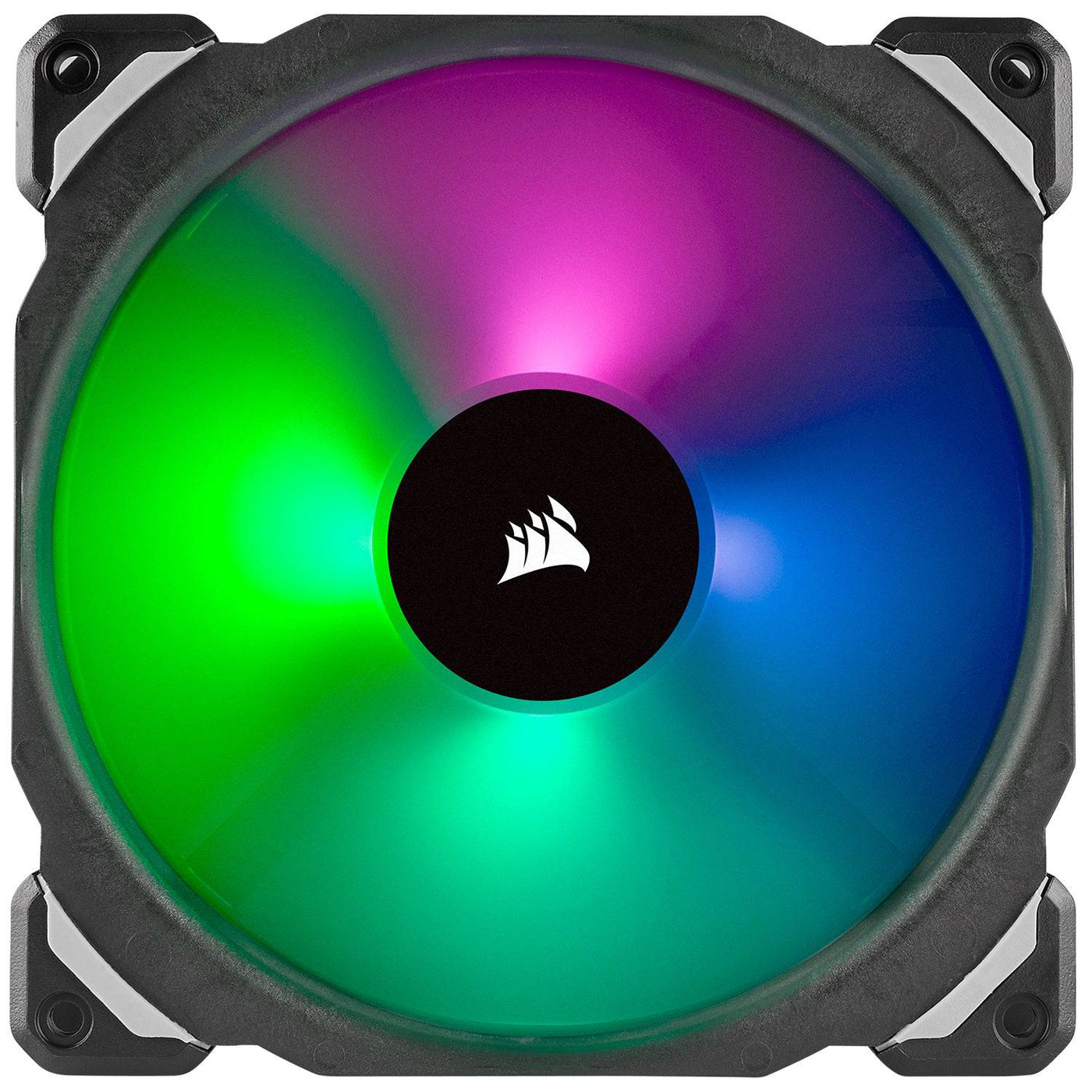 Fan Corsair ML140 Pro RGB Led, 14 cm, 1200 RPM, 13.2 VDC, 4 pines, PWM Control. (x1)