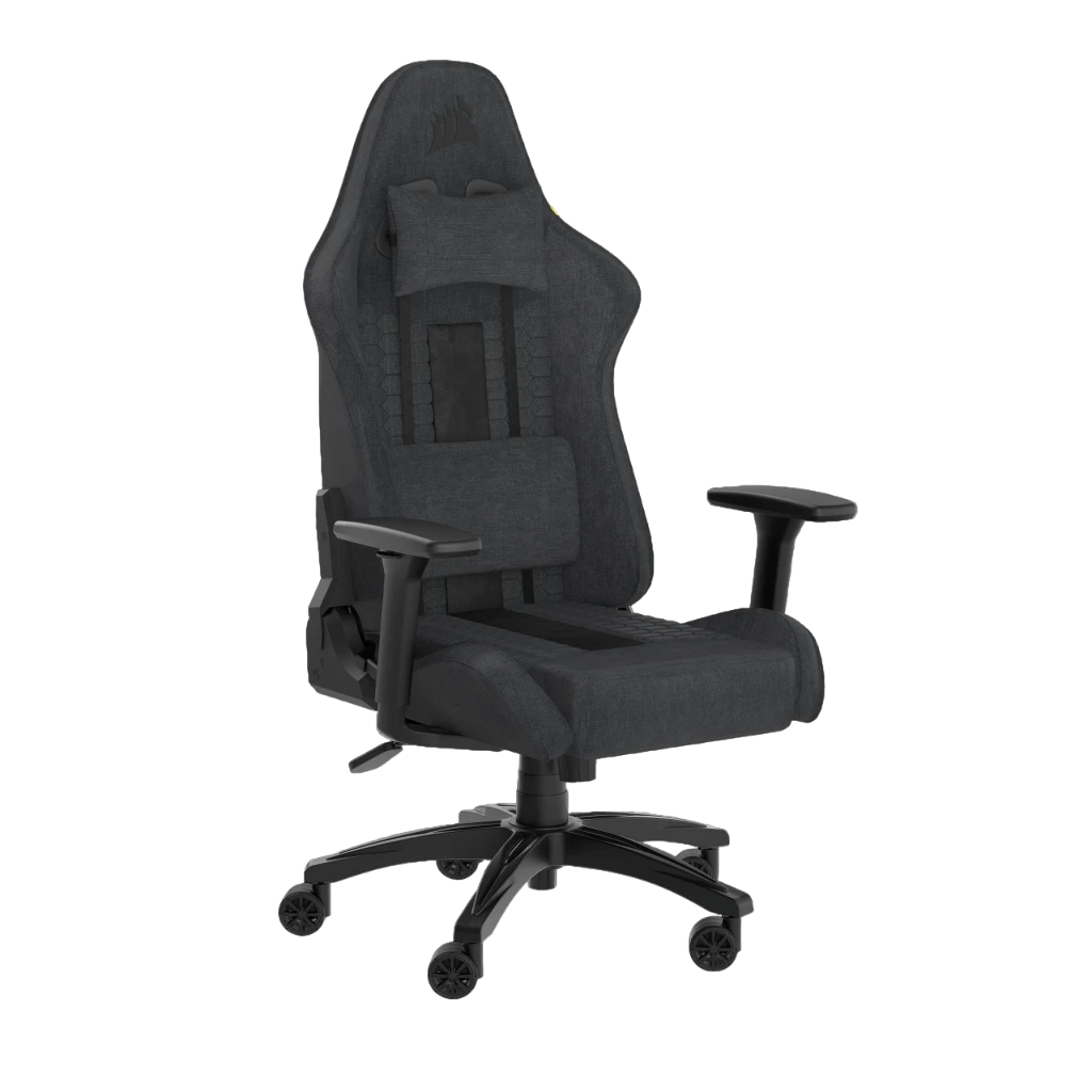 Silla Gamer Corsair TC100 con Reposabrazos 2D, Material (polipiel o textil)