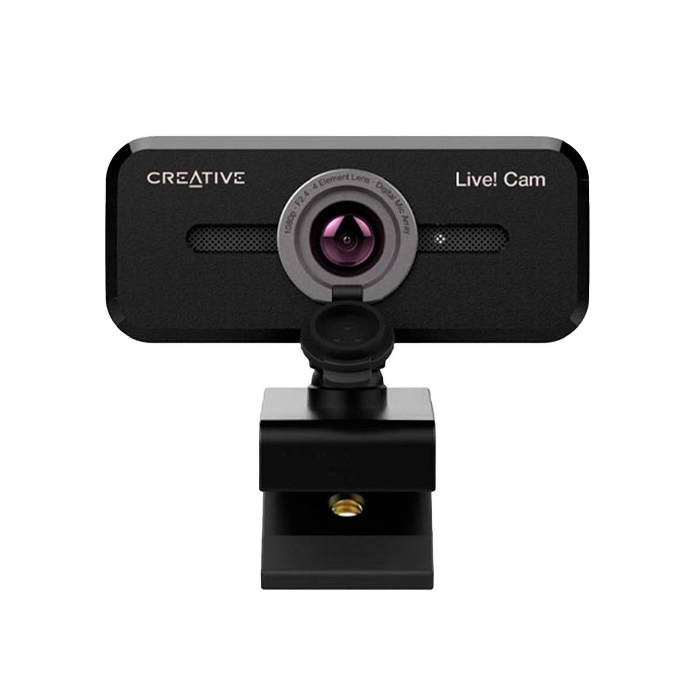 Cámara web CREATIVE LIVE! CAM SYNC V2 FHD 1080P C/TAPA DUAL MIC USB BLACK (73VF088000000)