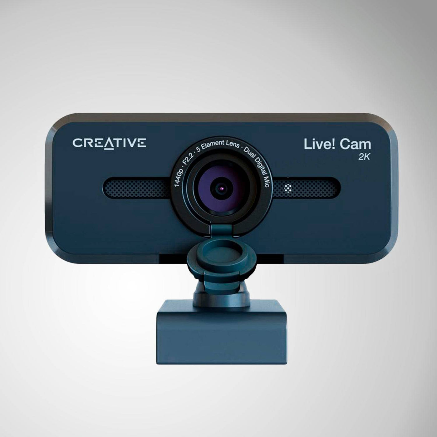 Cámara web CREATIVE LIVE! CAM SYNC V3 2K QHD1440P 4X ZOOM DUAL MIC USB C/TAPA BLACK (73VF090000000)