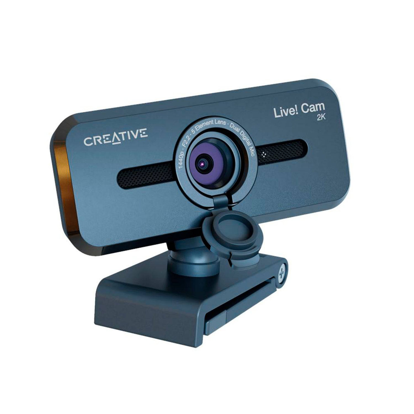 Cámara web CREATIVE LIVE! CAM SYNC V3 2K QHD1440P 4X ZOOM DUAL MIC USB C/TAPA BLACK (73VF090000000)