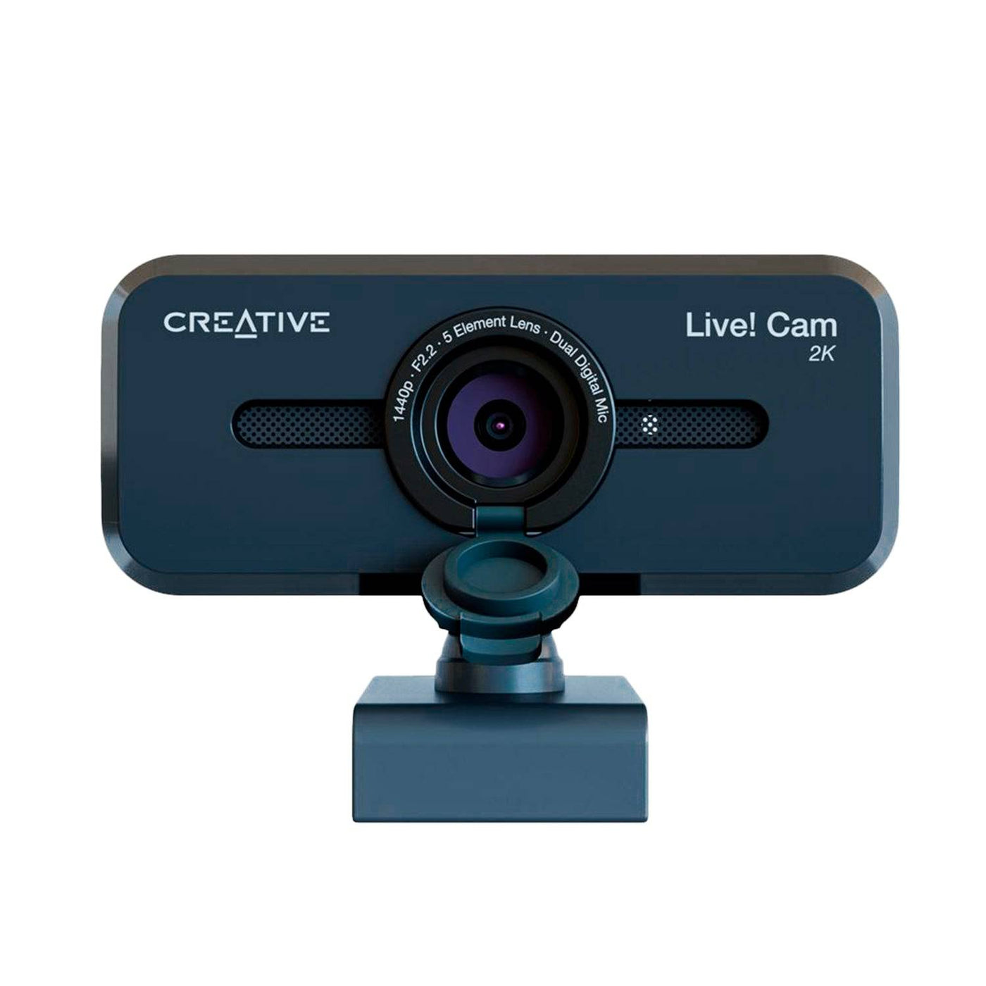 Cámara web CREATIVE LIVE! CAM SYNC V3 2K QHD1440P 4X ZOOM DUAL MIC USB C/TAPA BLACK (73VF090000000)