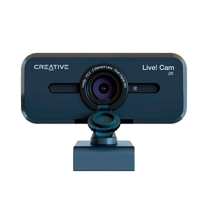 Cámara web CREATIVE LIVE! CAM SYNC V3 2K QHD1440P 4X ZOOM DUAL MIC USB C/TAPA BLACK (73VF090000000)