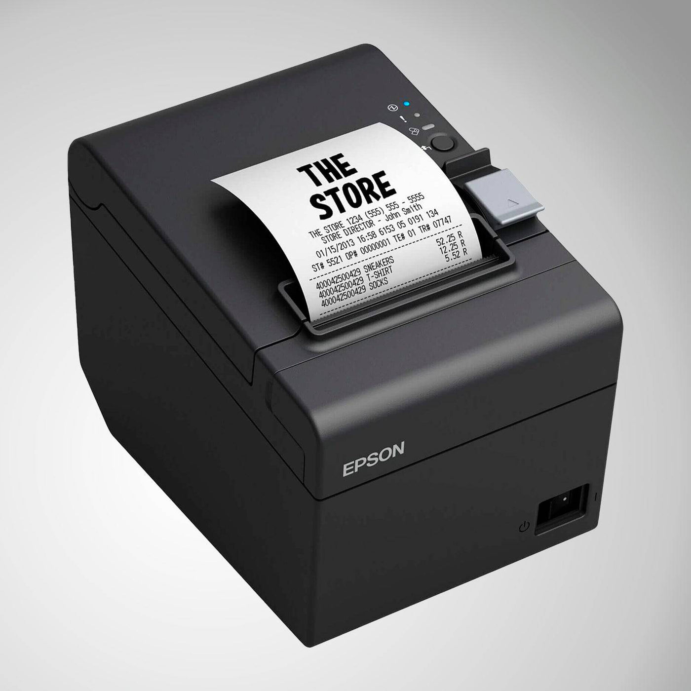 Impresora térmica Epson TM-T20III, velocidad de impresión 250 mm/seg, Interfaz USB