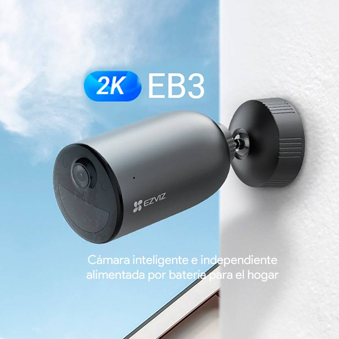 Camara de seguridad Ezviz EB3 2K - 3MP CON BATERIA WIFI 2.4 INT/EXT