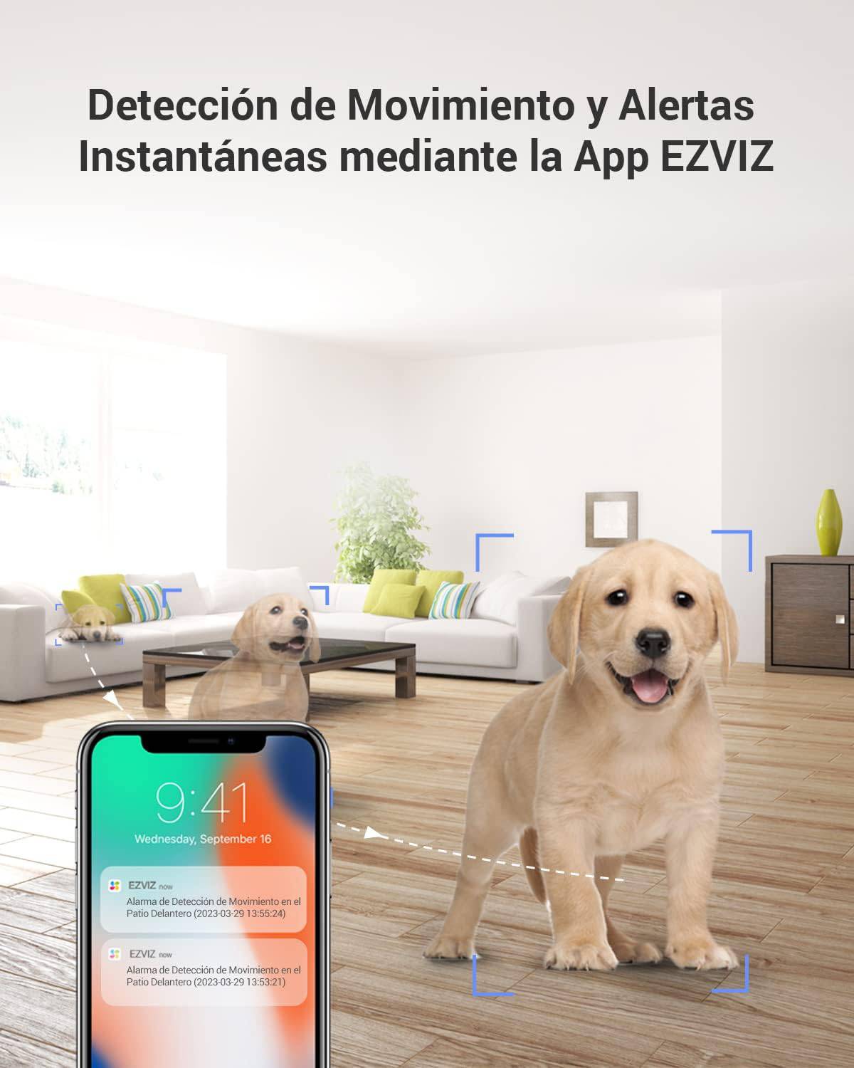 Camara de Seguridad Inteligente Ezviz C6N interior - 2MP - Vista 360° - Lente 4MM