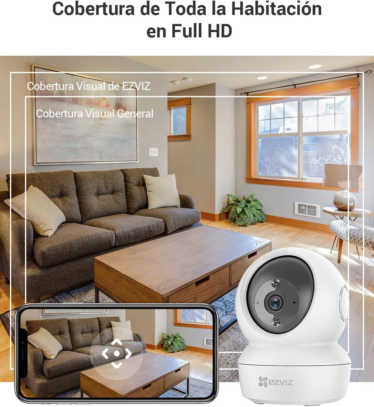 Camara de Seguridad Inteligente Ezviz C6N interior - 2MP - Vista 360° - Lente 4MM