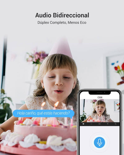 Camara de Seguridad Inteligente Ezviz C6N interior - 2MP - Vista 360° - Lente 4MM