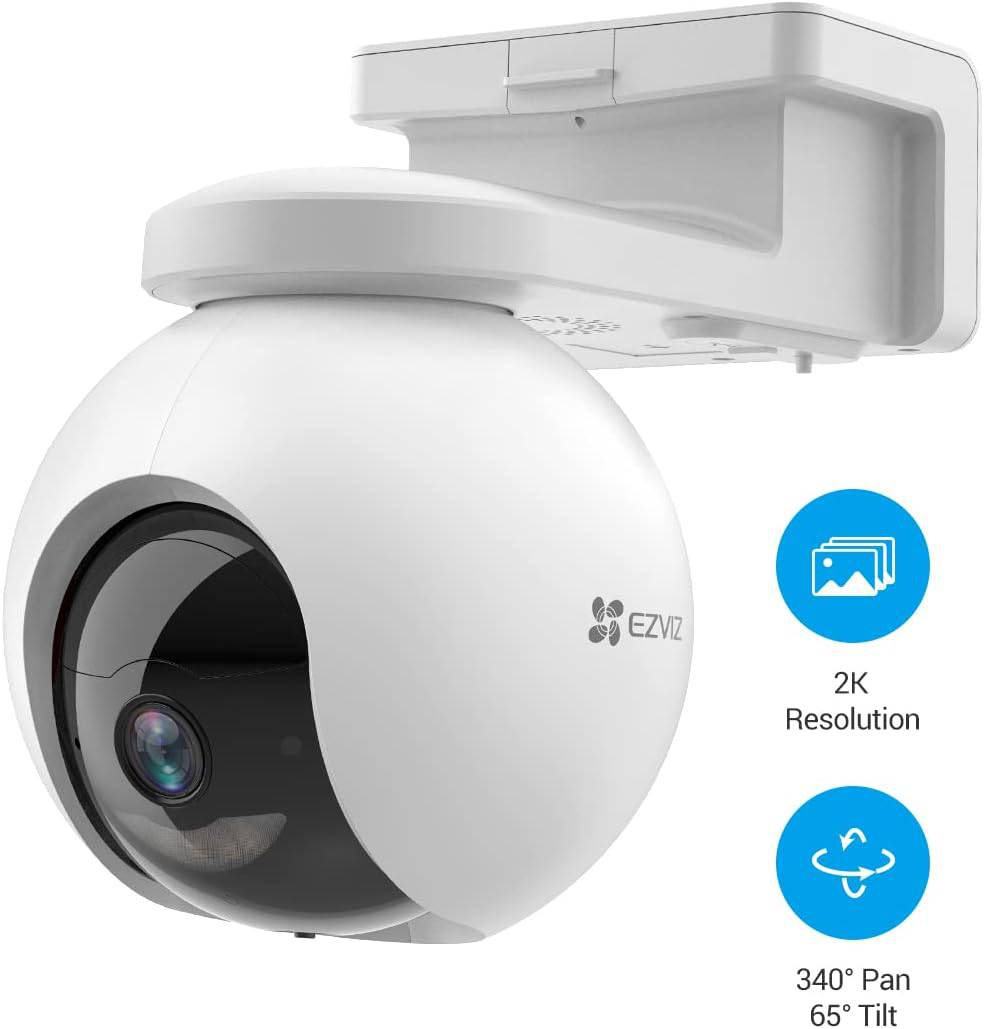 Camara de seguridad Inteligente Ezviz CB8 2K - 3MP CON BATERIA WIFI exterior