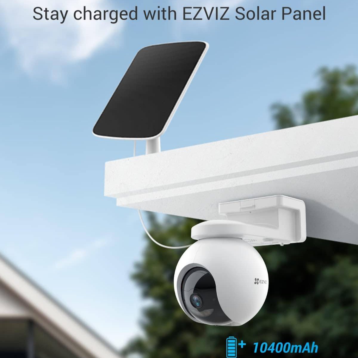 Camara de seguridad Inteligente Ezviz CB8 2K - 3MP CON BATERIA WIFI exterior