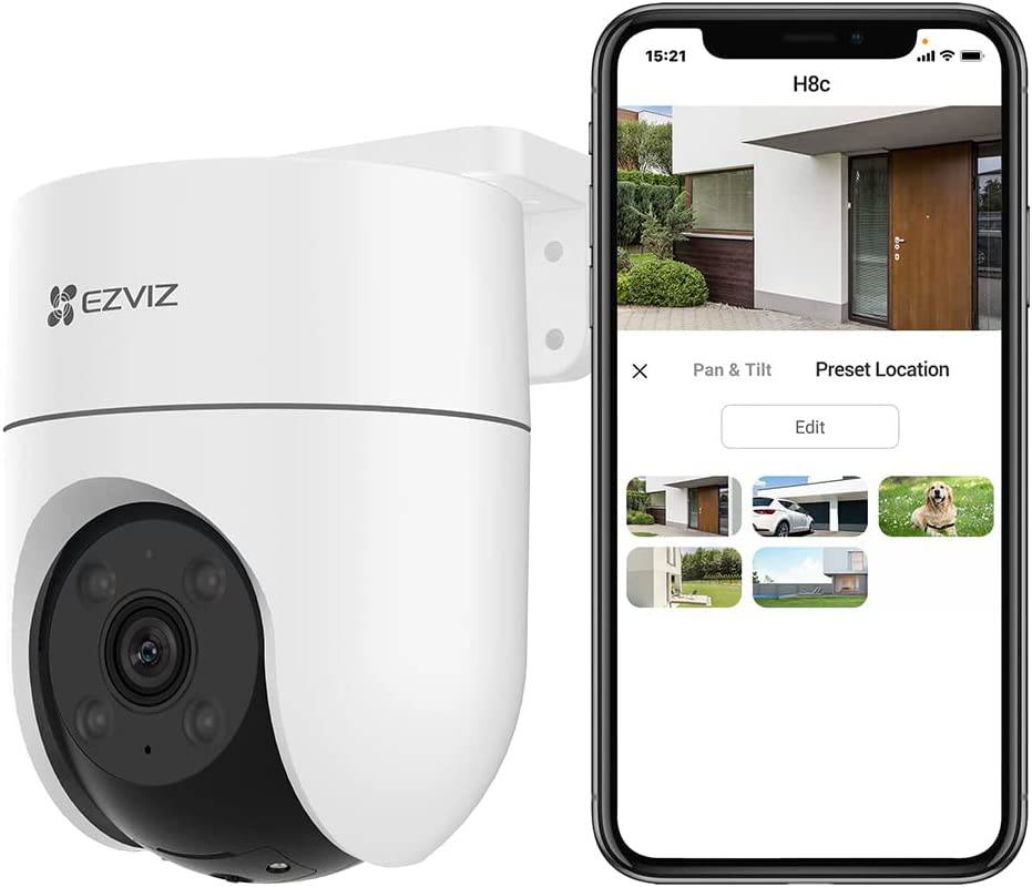 Camara de Seguridad Inteligente Ezviz H8c 2k+ 4MP - Lente 4MM - Vista 360°