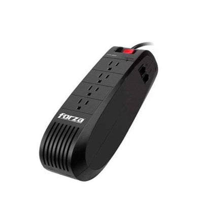 Estabilizador Automático Forza 4 Tomas - FVR-1002 - Capacidad 1000VA / 500W