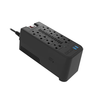 Estabilizador FORZA 8 TOMAS 1200VA/600 W C/2USB - 220V (FZ-FVR-1222USB) - Achorao