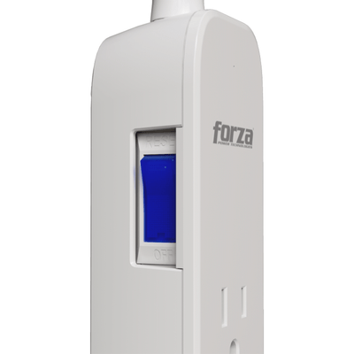 Protector de tensión Forza 1625W/1000J con 4 salidas 1-USBA, 1-USBC, 120V/240Va (FSP-411USBCW)