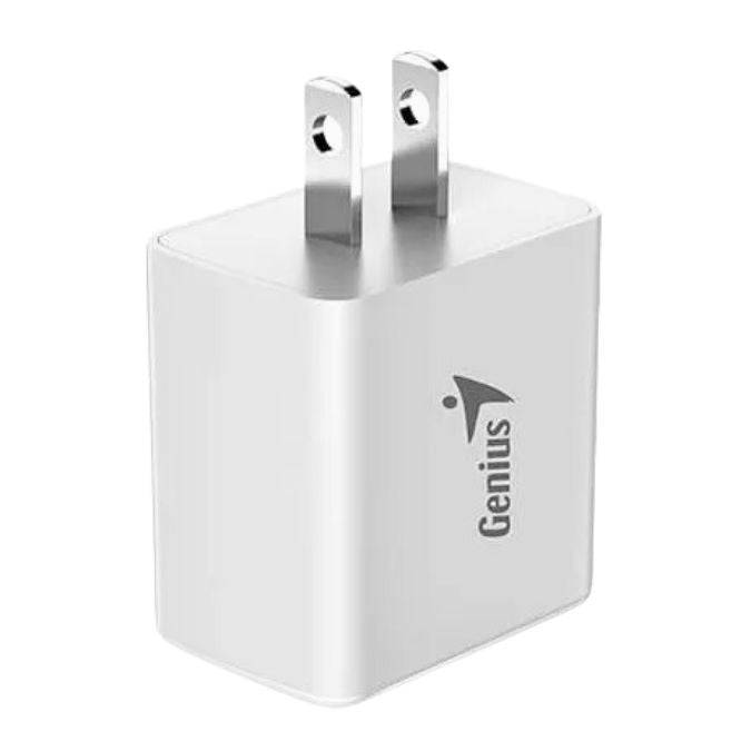 Cargador de pared Genius PD-20ACP 20w fast charge + cable Genius 3A usb-C a usb-C