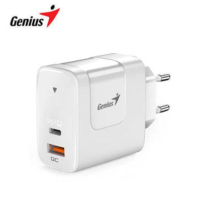 Cargador de pared genius PD-65AC 65w fast charge 1 usb-c 1 usb-A