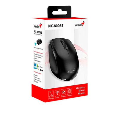 Mouse Genius NX-8006S Wireless USB-C Blueeye Silent Ergonómico