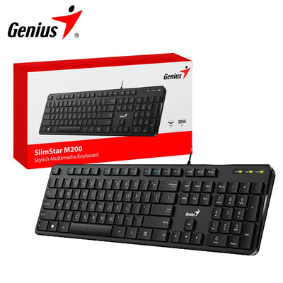 Teclado Genius Slimstar M200 usb multimedia español