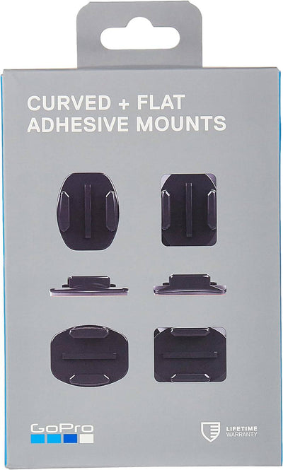 GoPro Curved + Flat Adhesive Mounts Cualquier cámara - soporte oficial de GoPro - Achorao